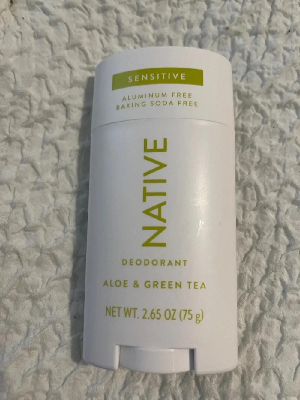 NWT Native Sensitive Deodorant Aloe and Green Tea